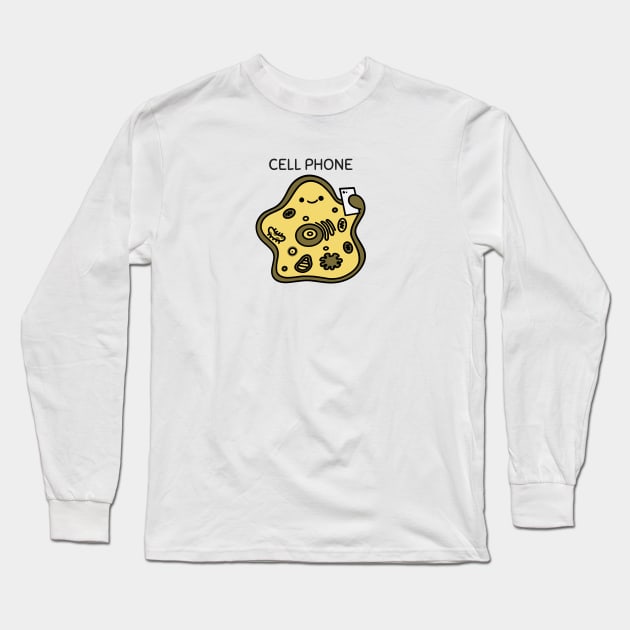 Cell Phone Long Sleeve T-Shirt by Afternoon-Tee